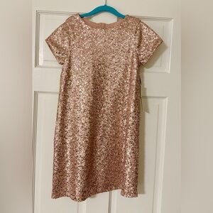 NWT - Pippa & Julie Girls Sequin Sheath Dress - Brand New